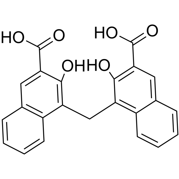 Pamoic acid Structure